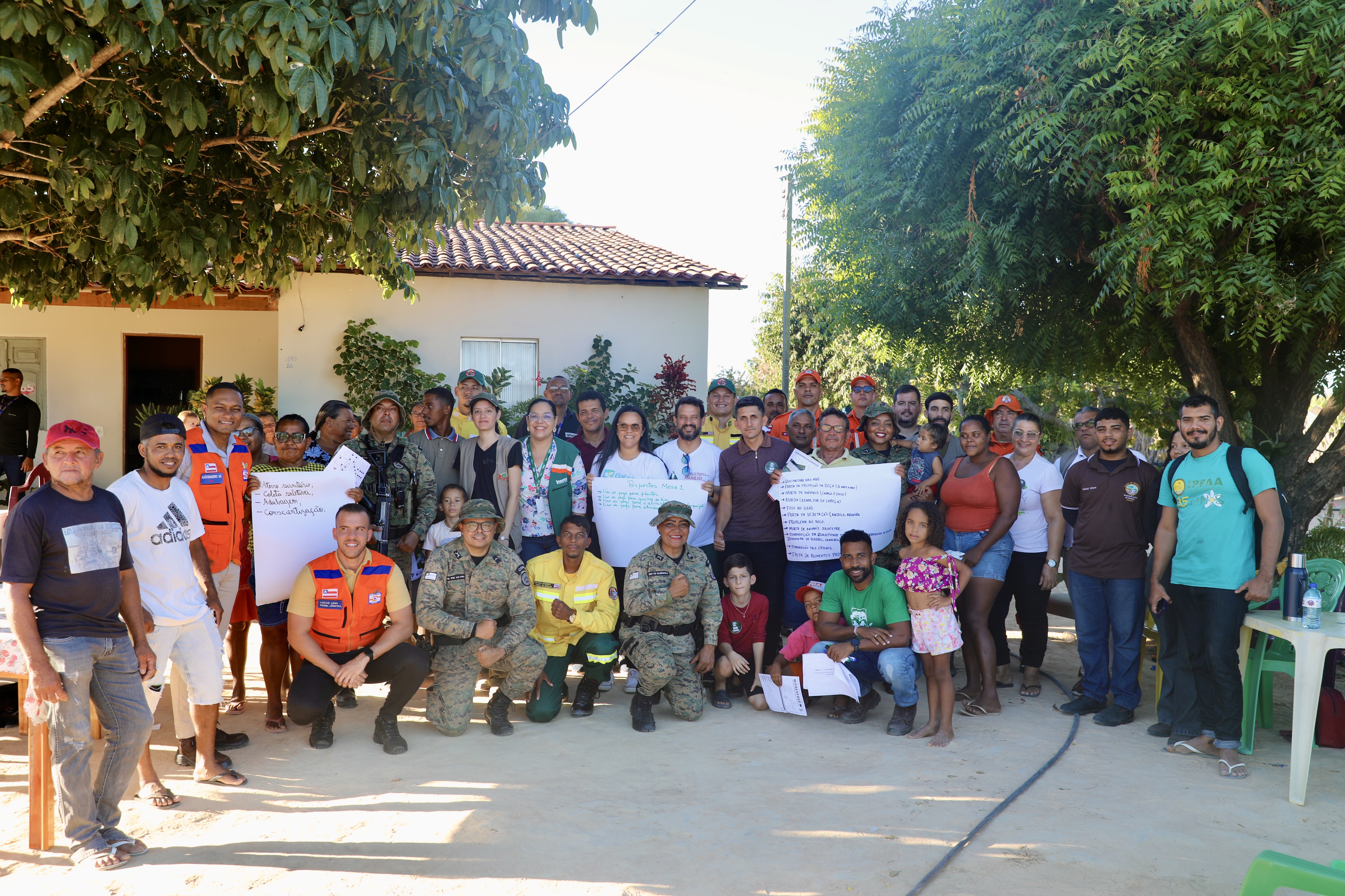 Caravana Bahia Sem Fogo avança com ações de prevenção a incêndios florestais no Norte da Bahia