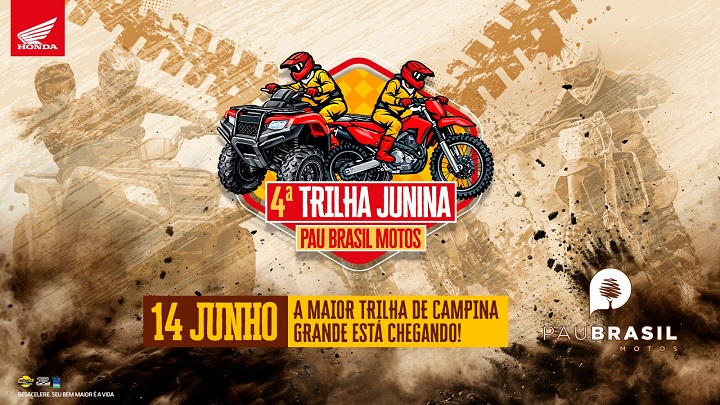 Inserido no calendário do São João de Campina Grande, Trilhão Junino da Pau Brasil Motos já é considerado o maior do Nordeste