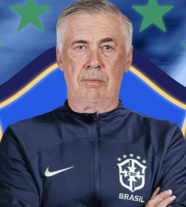 Carlo Ancelotti, treinador da Seleção Brasileira