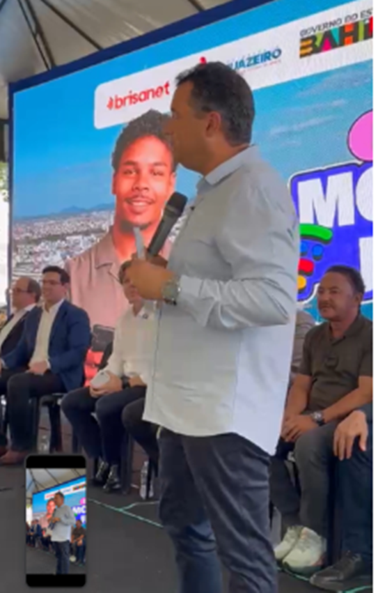 Juazeiro: "Do Governo Federal anterior, Eu queria que vocês apresentassem,uma obra, uma ambulância. Não encontramos nenhum grande registro", alfineta prefeito Andrei