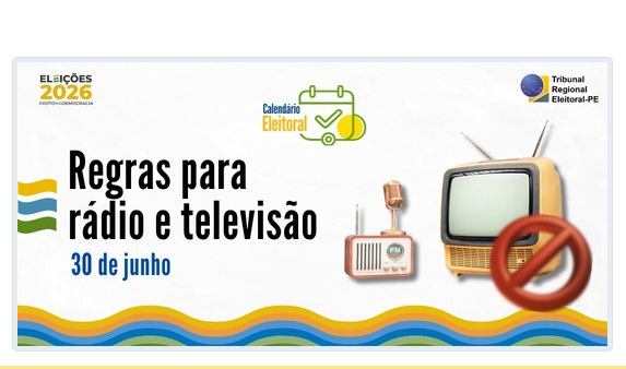 Comunicadores pré-candidatos precisam se afastar de programas de rádio e de televisão a partir desta terça-feira (30)