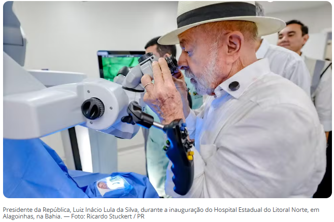 Lula inaugura hospital em Alagoinhas e participa do início das obras da Ponte Salvador-Itaparica