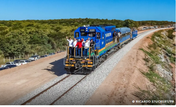 Ferrovia Transnordestina atinge 82% de obra concluída. Previsão é que ramal de 1,2 mil km seja entregue em 2027