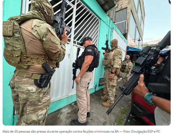 Polícia prende mais sete advogados em operação contra atuação de facções em presídios baianos