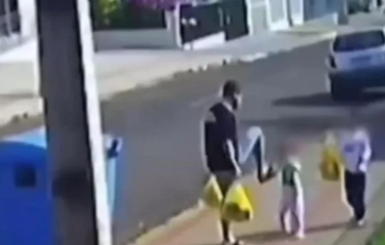 Homem que chutou o rosto da filha no Paraná é preso