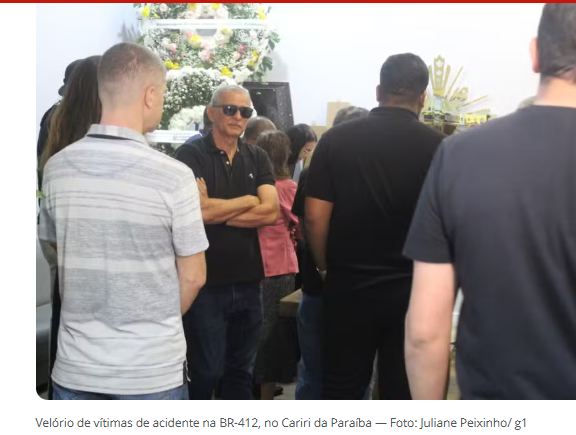 Pastor e integrantes de igreja mortos em acidente na BR-412 na Paraíba são velados em Petrolina