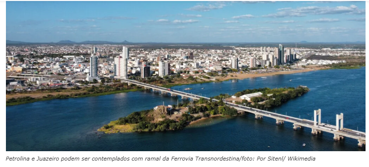 INFRA S.A. licita estudos para novo corredor ferroviário entre Petrolina e Suape