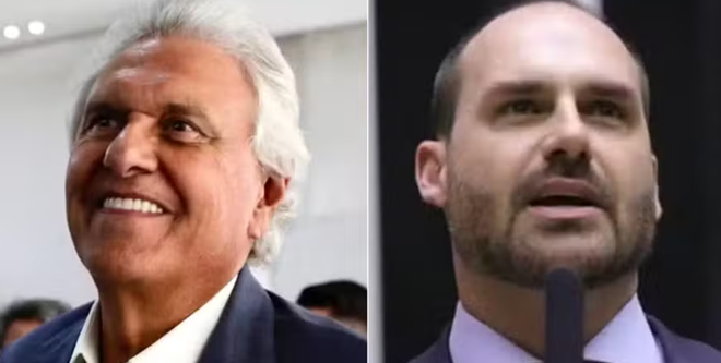 Ronaldo Caiado chama Eduardo Bolsonaro de 