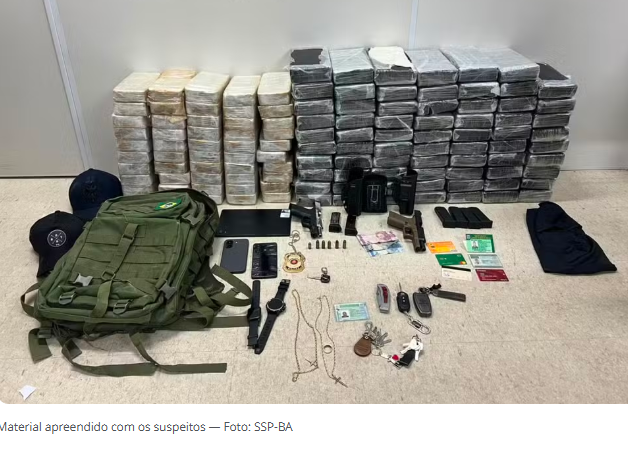 Estudante de direito são presos com mais de 100 kg de drogas em estacionamento de shopping de Salvador