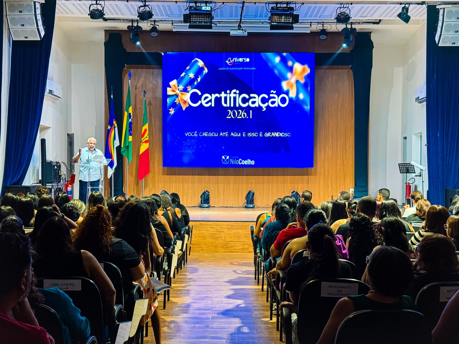 Fundação Nilo Coelho celebra certificação de concluintes do primeiro semestre dos cursos de Qualificação Profissional, em Petrolina