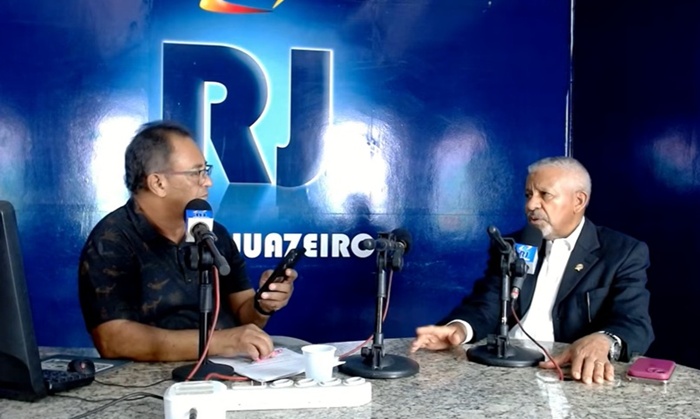 Ex-Comandante do 3° BPM/J Coronel Gilson Santiago retorna à Juazeiro e se emociona no Programa Geraldo José