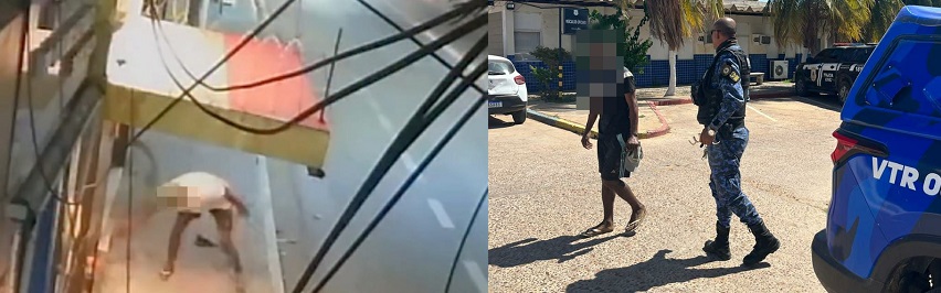 Guarda Civil Municipal identifica suspeito de atos de vandalismo no Centro de Juazeiro 