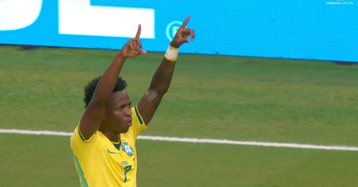 Com gols de Vini Jr e Matheus Cunha, Brasil bate a Escócia e confirma liderança do Grupo C