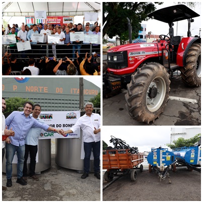 Senhor do Bonfim recebe pacote de investimentos em infraestrutura, saneamento e agricultura familiar