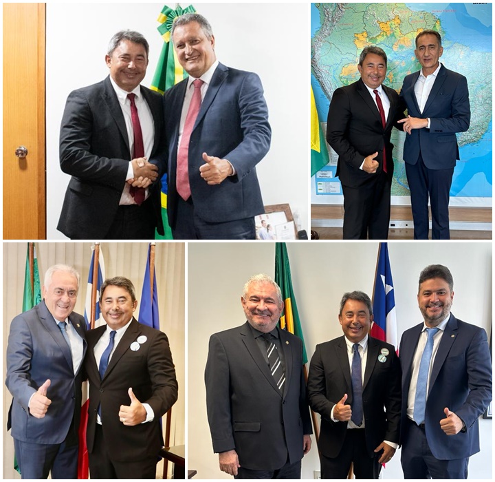 Pré-candidato a prefeito de Juazeiro, Tom Zé manteve encontros importantes esta semana, em Brasília 