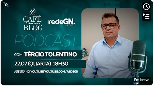 Vai começar o Café Com Blog, com Tércio Tolentino, da pasta de Desenvolvimento Econômico de Juazeiro. Assista agora aqui! 