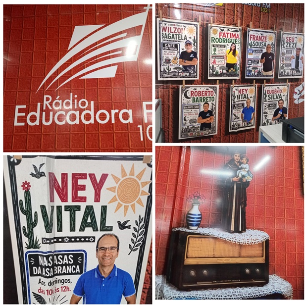 ExpoCrato 2026: Rádio Educadora do Cariri presta homenagem a Luiz Gonzaga, cultura e padre Cicero