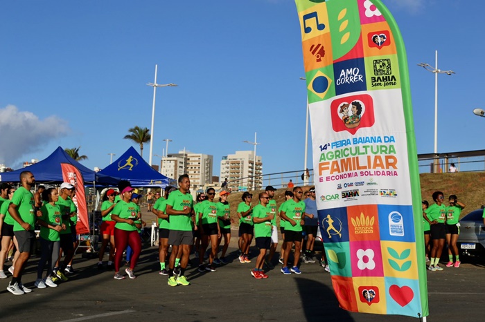 Unindo Saúde e Agricultura Familiar corrida reúne atletas e amantes do esporte em Salvador