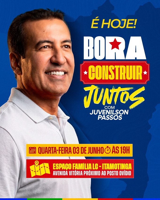  Bora Construir Juntos acontece nesta quarta-feira, em Itamotinga