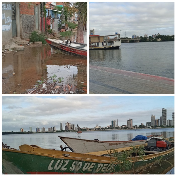 Cheia Rio São Francisco: água já atinge pista cooper em Juazeiro. Bairro Angari, Ilha do Rodeadouro nível da água muda cenário a cada dia