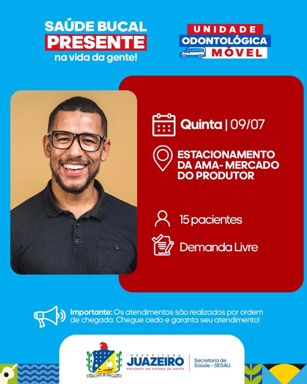 AMA inicia programação do mês de aniversário do Mercado do Produtor com atendimento odontológico