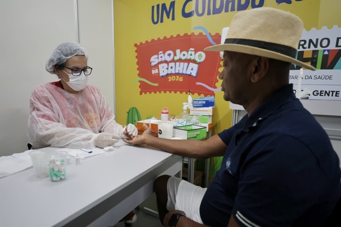 São João 2026: Sesab ultrapassa 44 mil testes para ISTs e reforça assistência à saúde em toda a Bahia