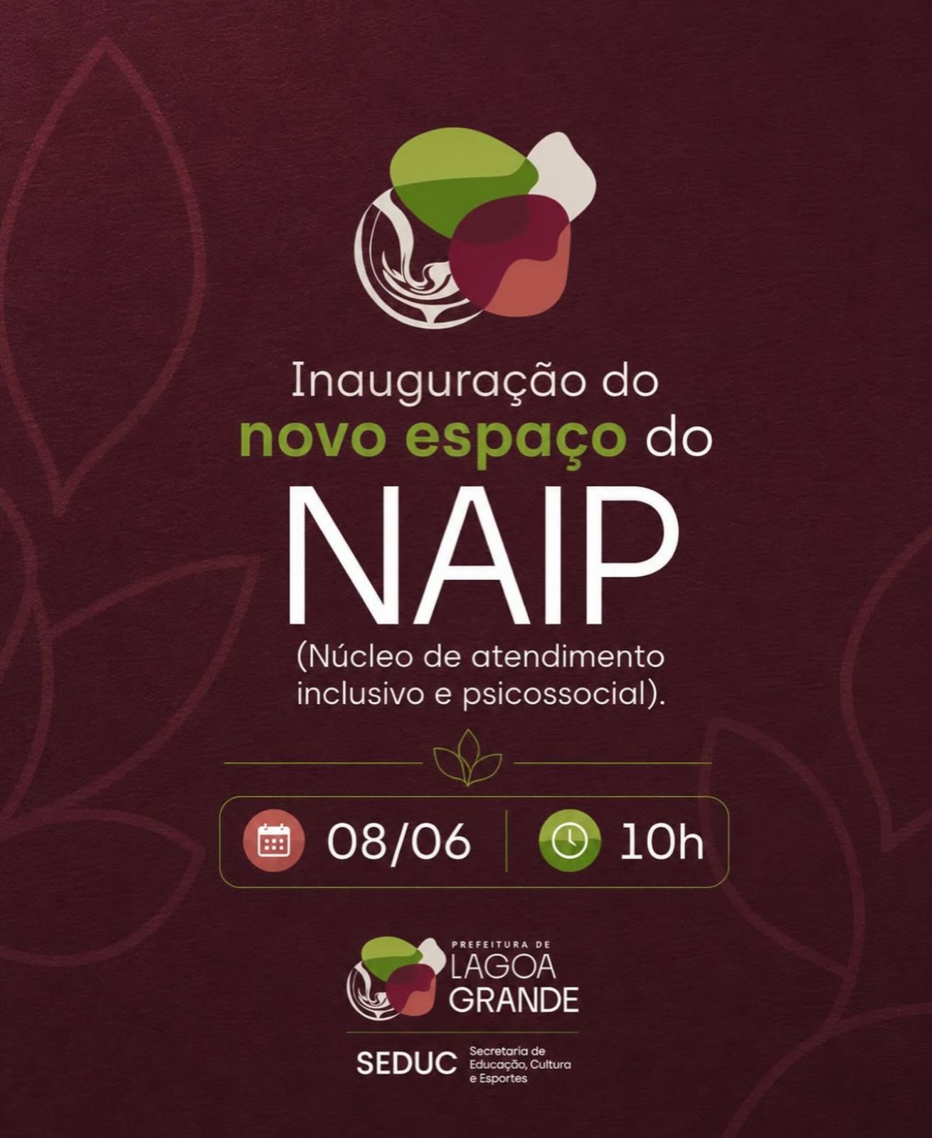 Prefeitura de Lagoa Grande através da Seduc inaugura novas instalações do NAIP