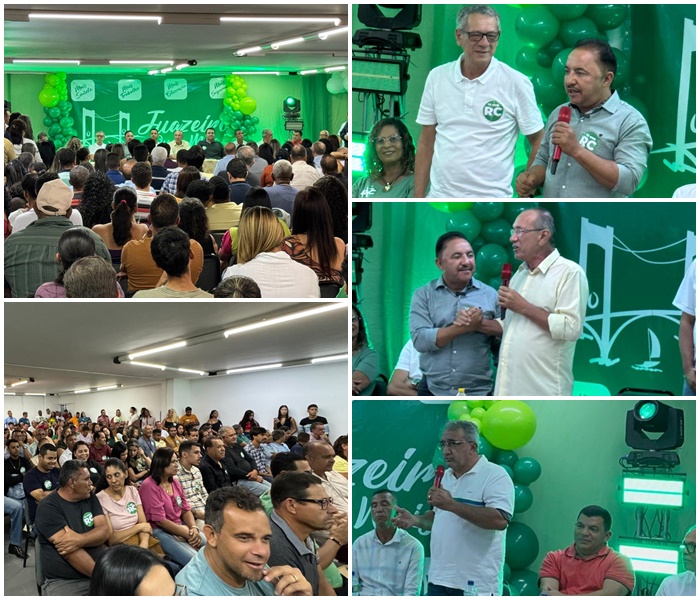 Em evento concorrido, nesta sexta (24), PV oficializou pré-candidatura de Roberto Carlos a prefeito de Juazeiro