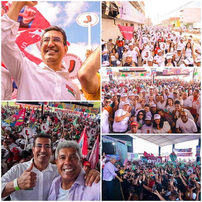 Pré-candidato Juvenilson Passos mostra força em encontro com o governador Jerônimo, neste sábado (13) em Juazeiro