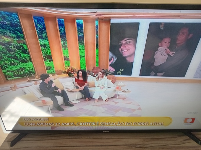 Encontro com Patricia Poeta: Leo Foguete diz que trabalhou antes da fama como servente de pedreiro. "Deus tem sido generoso comigo e família"