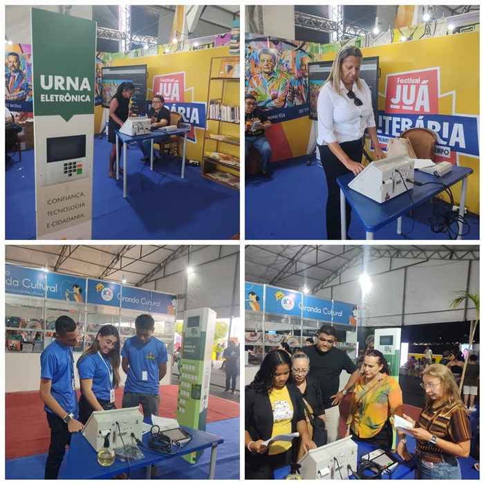 Treinamento do Eleitor: TRE Bahia realiza campanha sobre utilização da urna eletrônica para Eleições 2026 em Juazeiro