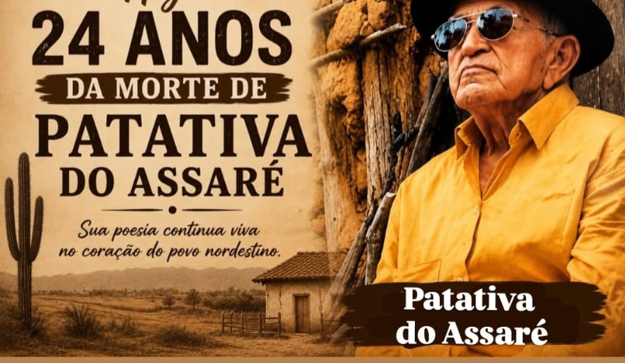 Festival celebra 24 anos "da triste partida de" Patativa do Assaré