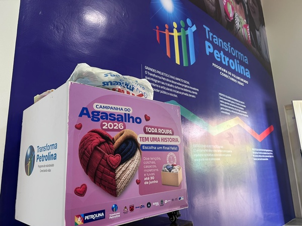 Transforma Petrolina arrecada cobertores, casacos e outros itens na Campanha do Agasalho 2026