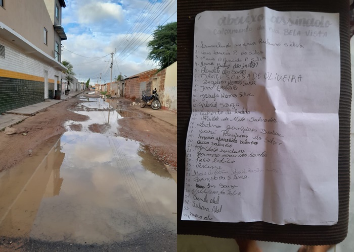 População do bairro Nova Esperança reivindica pavimentação da rua Bela Vista em Juazeiro (BA)